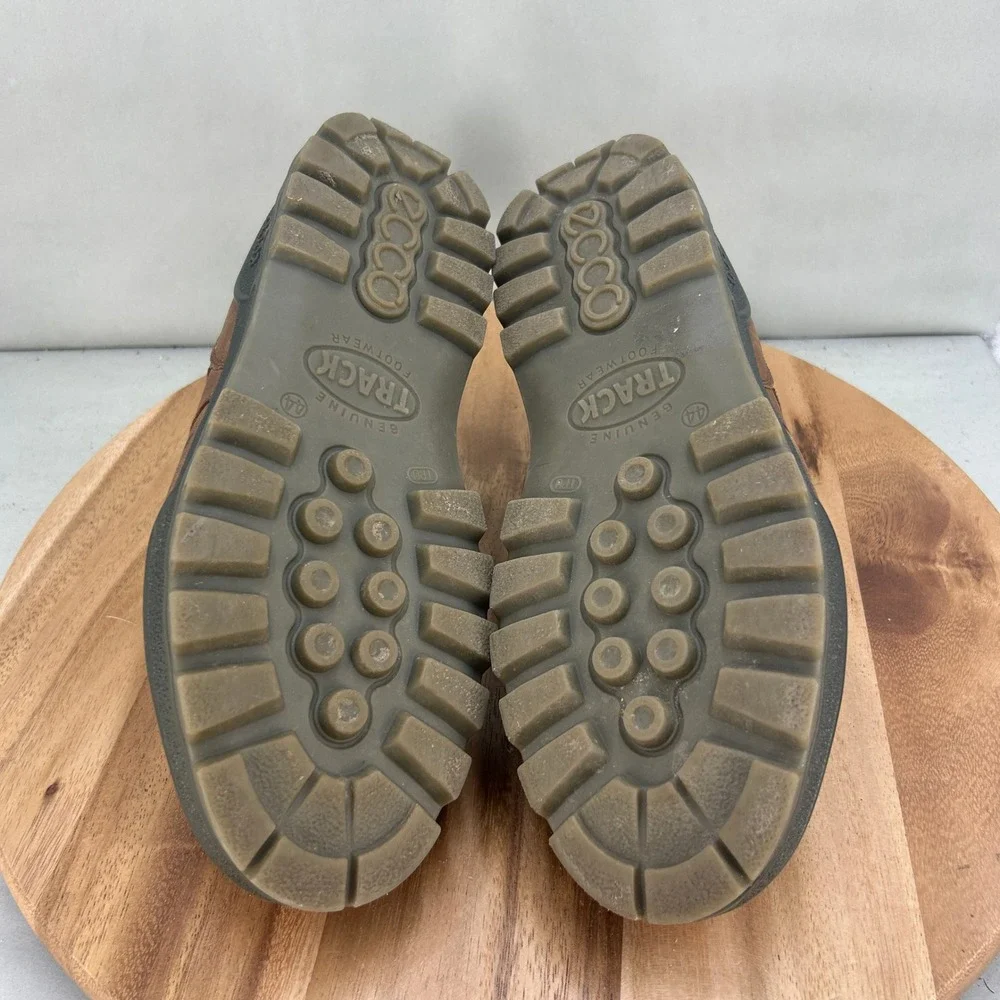ECCO Track II Low GTX Mens Brown Leather Waterproof Hiking Shoes Size 44/10.5